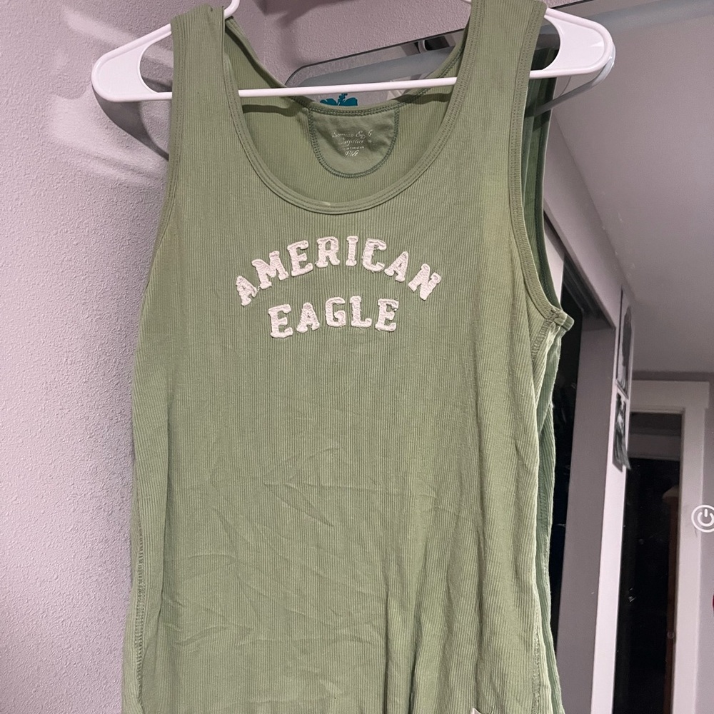 American Eagle Green Tank Top